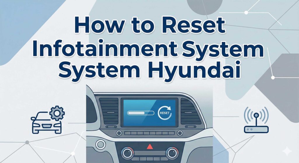 How to Reset Infotainment System Hyundai Quickly and Correctly How to Reset Infotainment System Hyundai Quickly and Correctly
