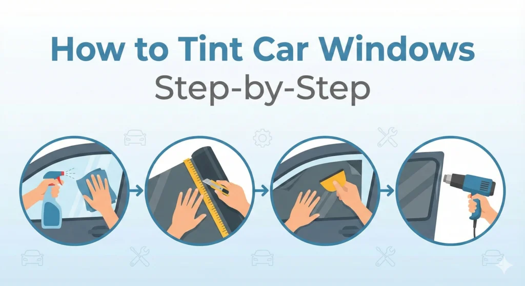 How to Tint Car Windows Step-by-Step for Professional Results How to Tint Car Windows Step-by-Step