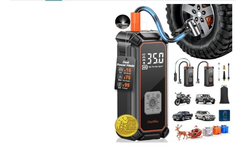 Best air pump for car and bike
