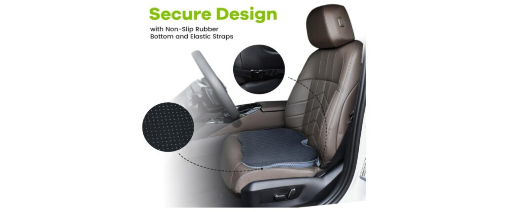 best memory foam car seat cushion