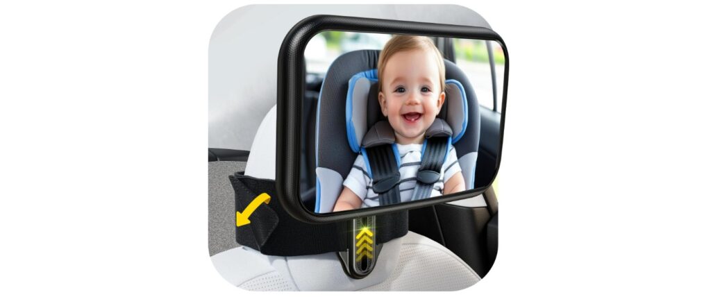 best car seat mirror for fixed headrest
