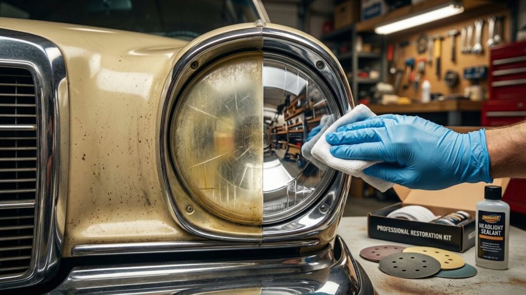 best car headlight lens cleaner