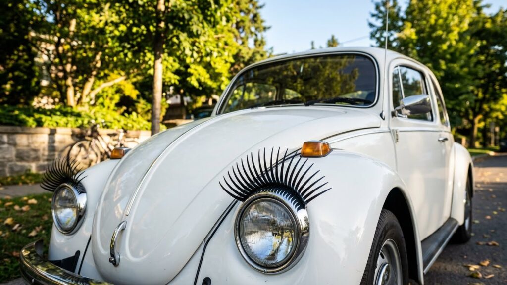 eyelashes for car headlights