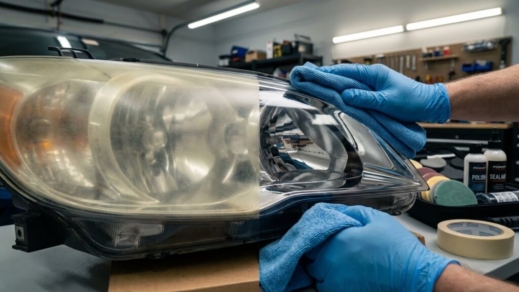 best car headlight restorer