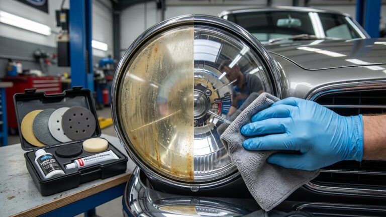 best way to restore headlights on a car