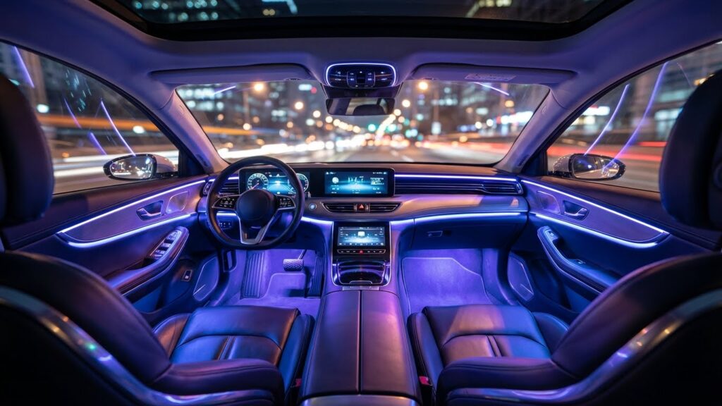 led strip lights car interior