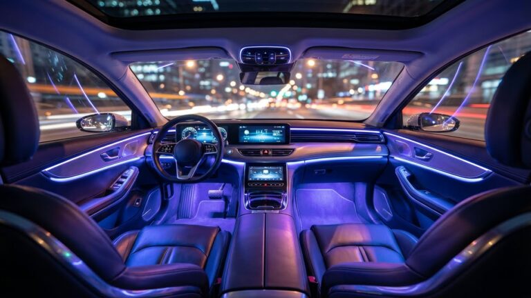 led strip lights car interior