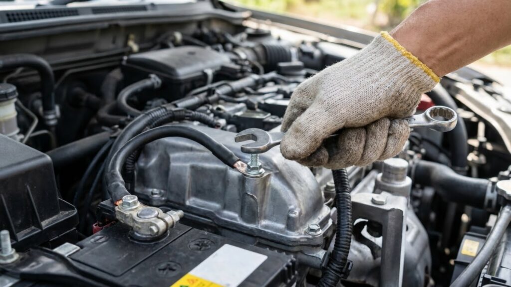 Corroded or Loose Battery Connections