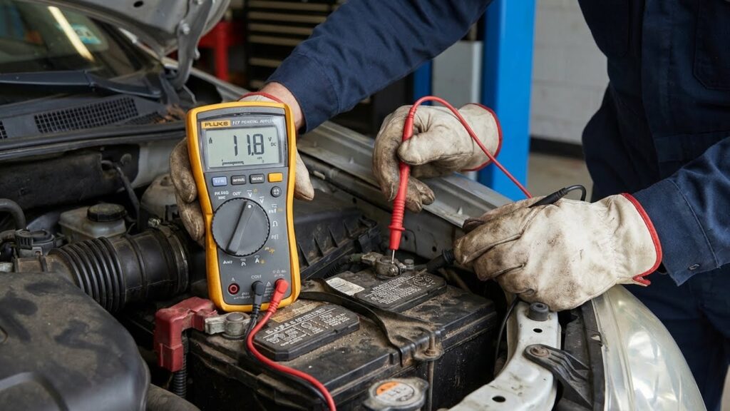 Testing Battery Voltage