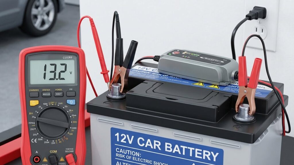 Testing Battery Voltage