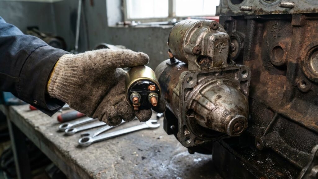 Worn Out Starter Solenoid