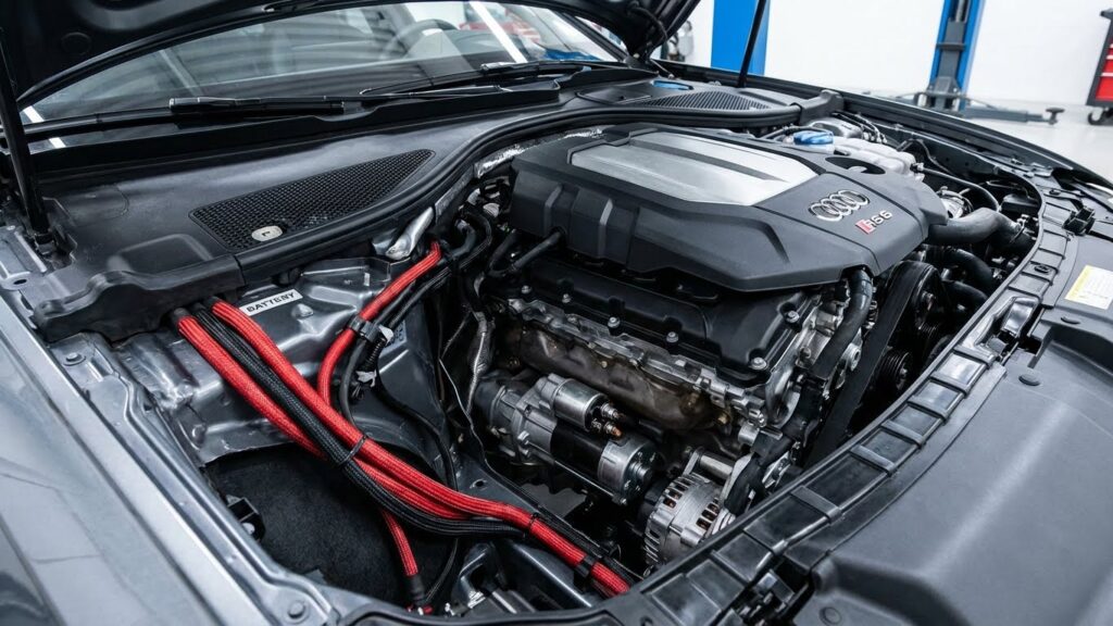 audi clicking noise when starting