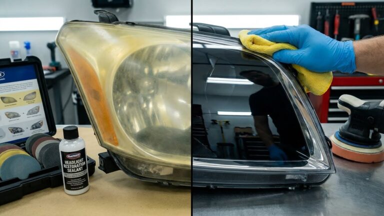 car headlight cleaning kit