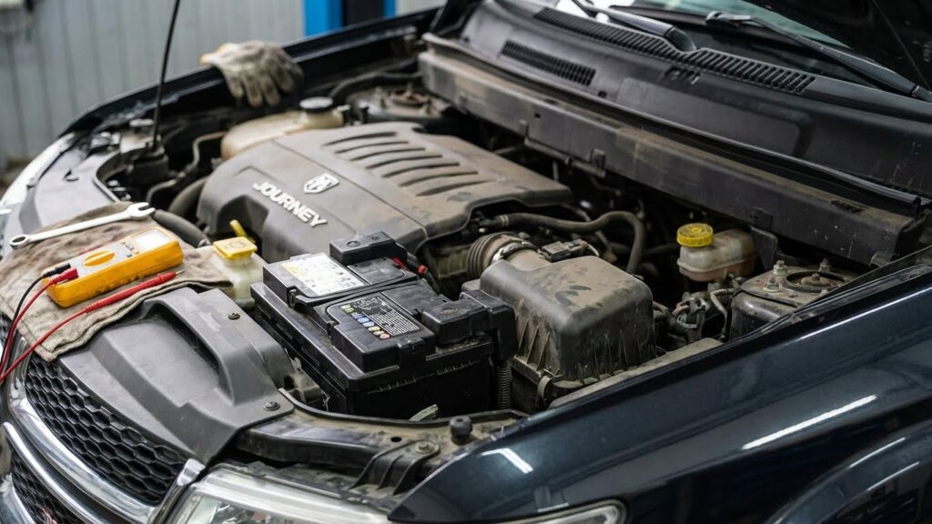 dodge journey clicking noise when starting