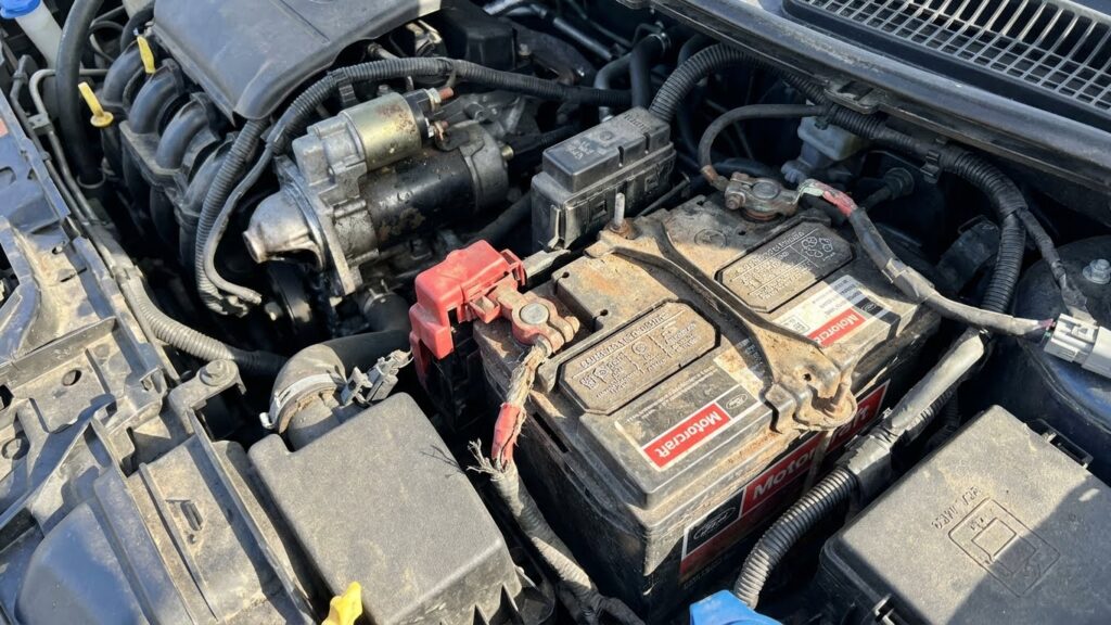 ford fiesta clicking noise when starting