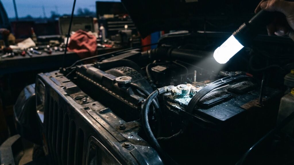 jeep clicking noise when starting