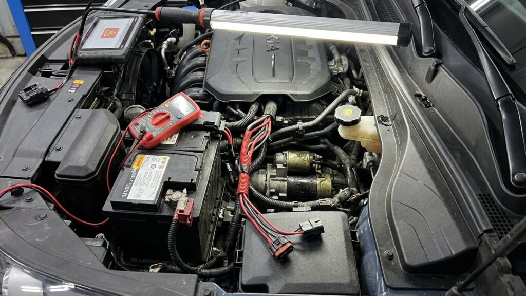 kia sportage clicking noise when starting