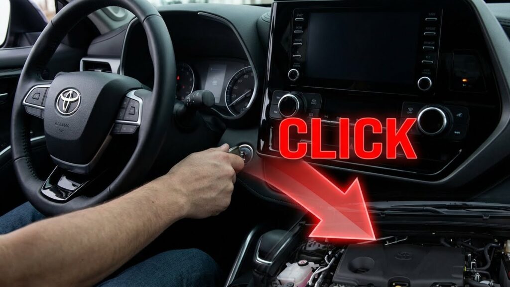 toyota highlander clicking noise when starting