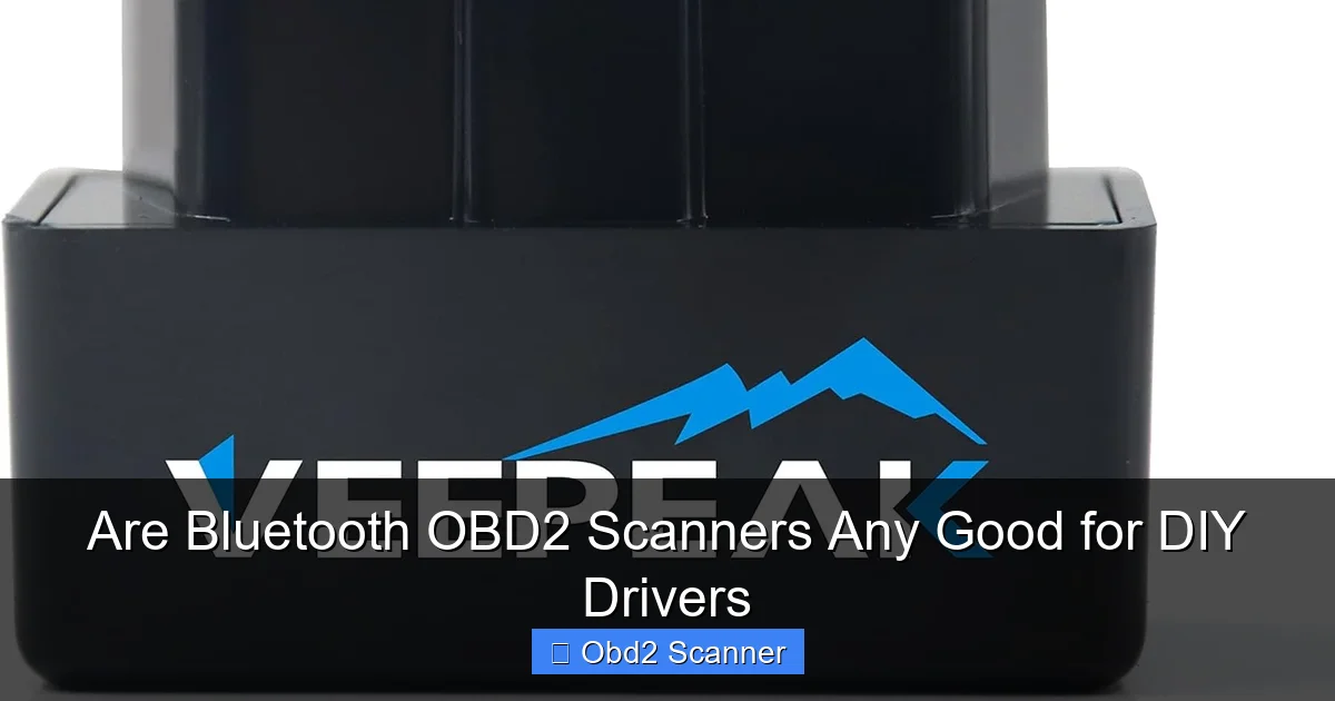 Are Bluetooth OBD2 Scanners Any Good for DIY Drivers