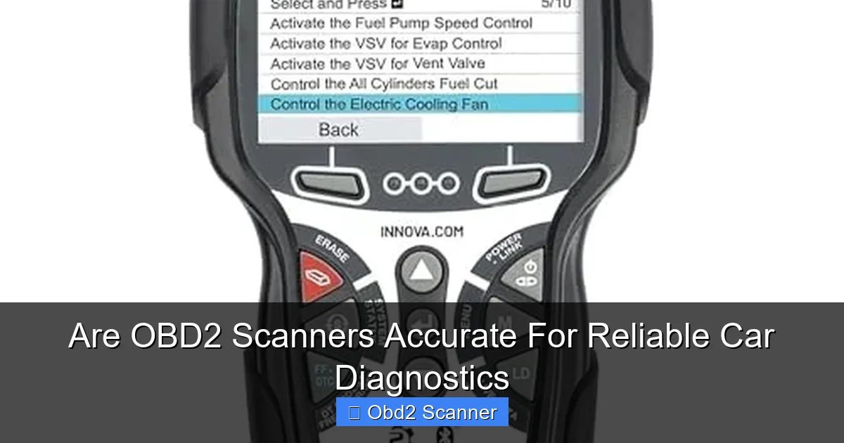 Are OBD2 Scanners Accurate For Reliable Car Diagnostics - Carnovami