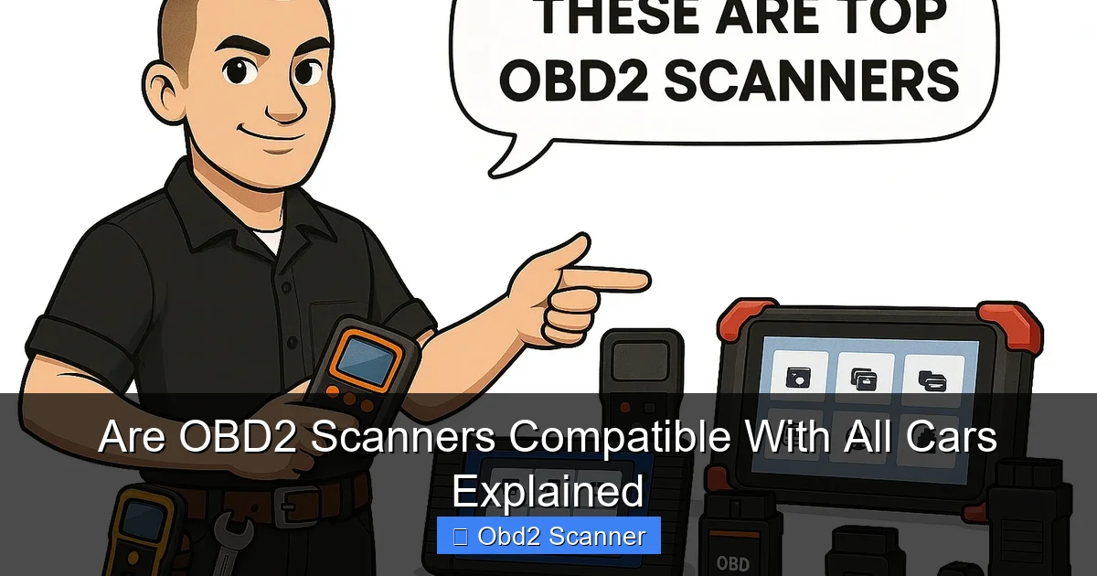 Are OBD2 Scanners Compatible With All Cars Explained