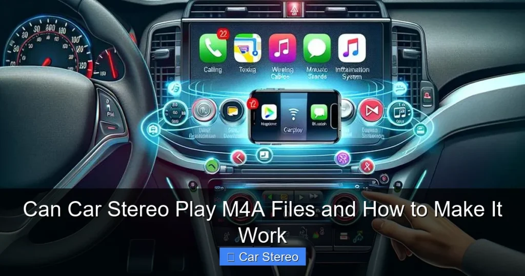 Can Car Stereo Play M4A Files and How to Make It Work