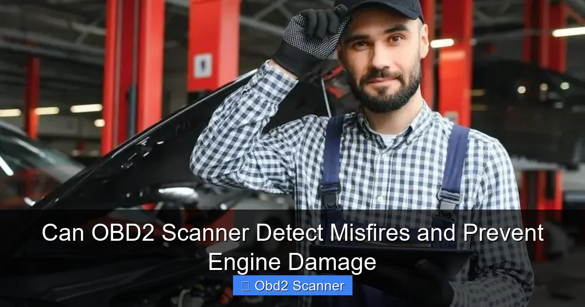 Can OBD2 Scanner Detect Misfires and Prevent Engine Damage