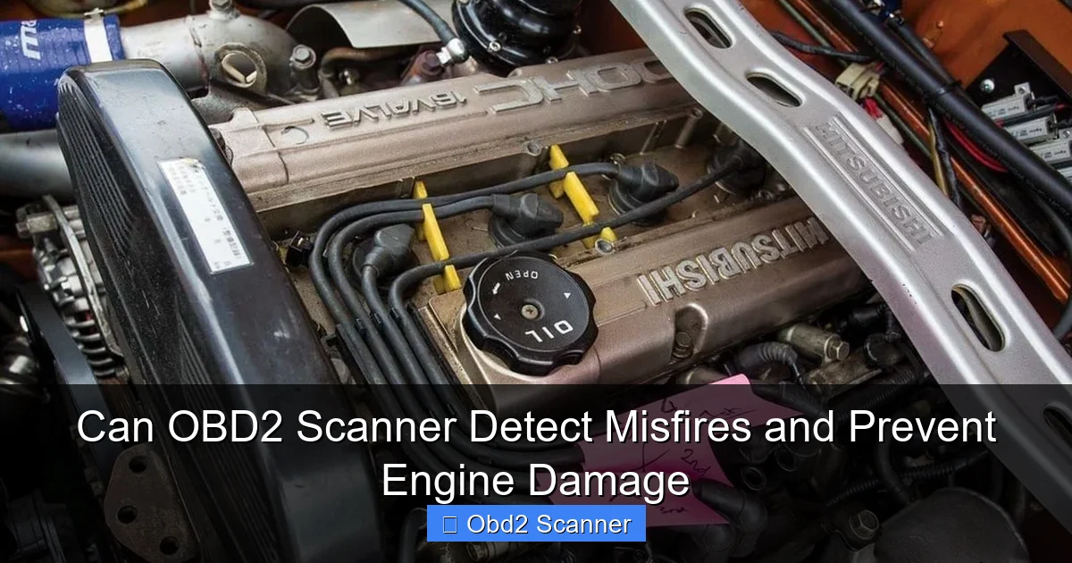 Can OBD2 Scanner Detect Misfires and Prevent Engine Damage