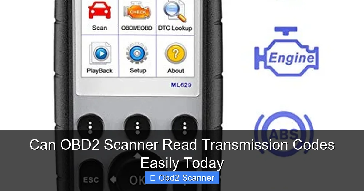 Can OBD2 Scanner Read Transmission Codes Easily Today