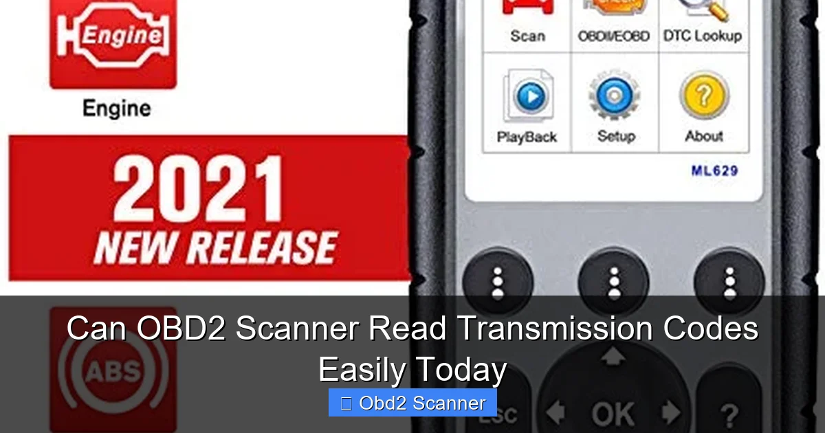 Can OBD2 Scanner Read Transmission Codes Easily Today