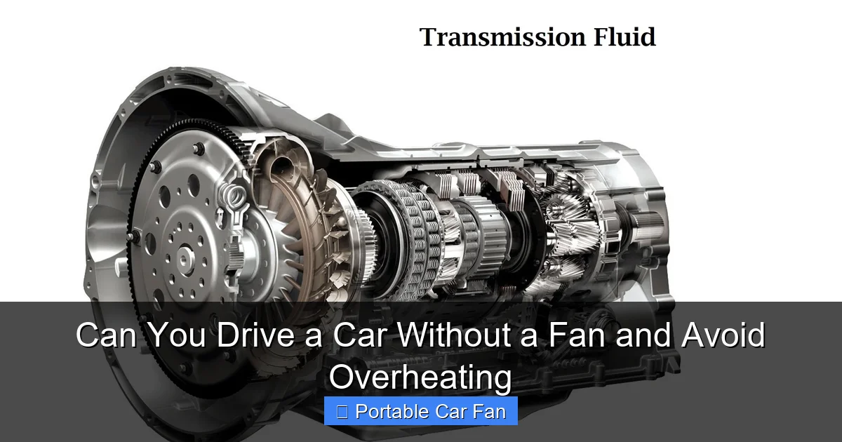 Can You Drive a Car Without a Fan and Avoid Overheating