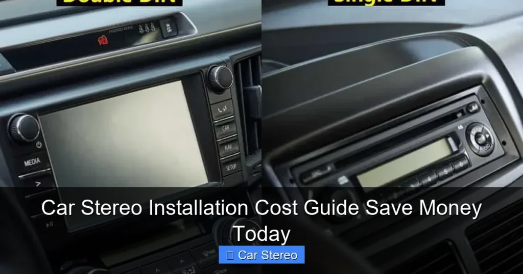 Car Stereo Installation Cost Guide Save Money Today