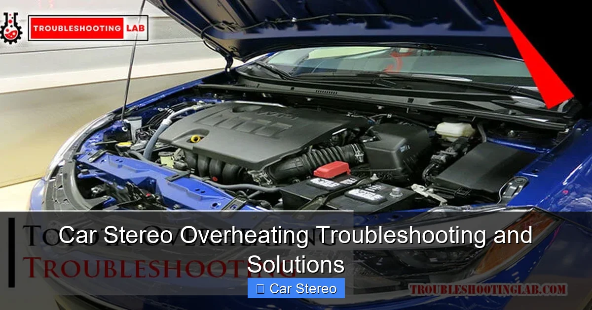 Car Stereo Overheating Troubleshooting and Solutions