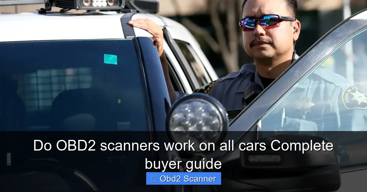 Do OBD2 scanners work on all cars Complete buyer guide