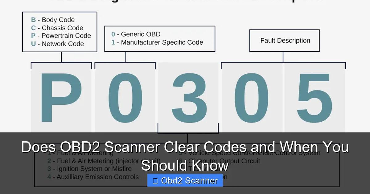 Does OBD2 Scanner Clear Codes and When You Should Know