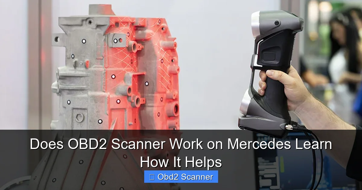 Does OBD2 Scanner Work on Mercedes Learn How It Helps