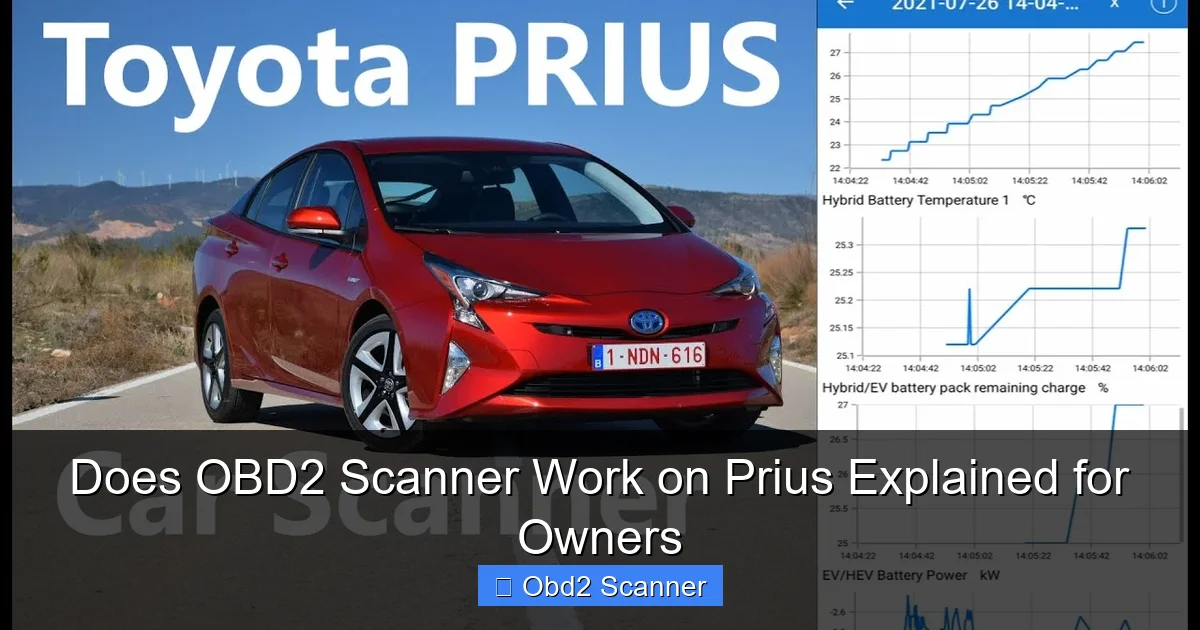 Does OBD2 Scanner Work on Prius Explained for Owners