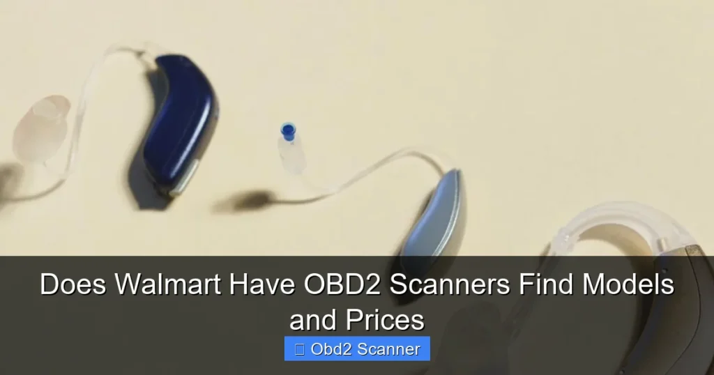 Does Walmart Have OBD2 Scanners Find Models and Prices