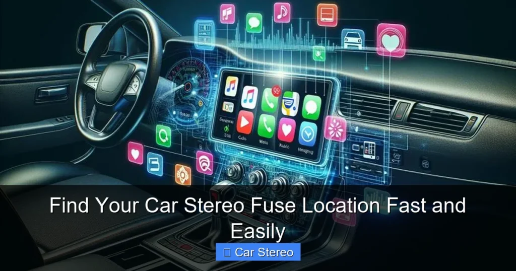 Find Your Car Stereo Fuse Location Fast and Easily