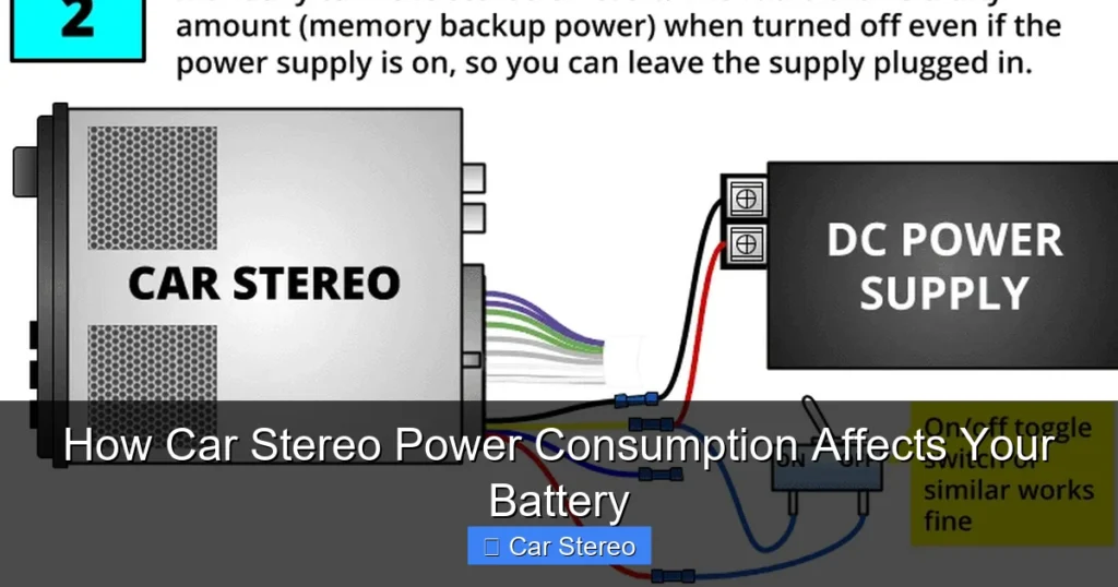 How Car Stereo Power Consumption Affects Your Battery How Car Stereo Power Consumption Affects Your Battery