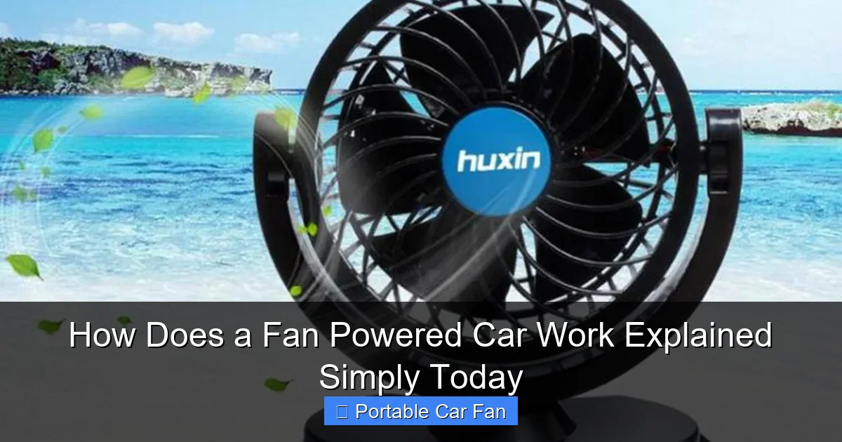 How Does a Fan Powered Car Work Explained Simply Today