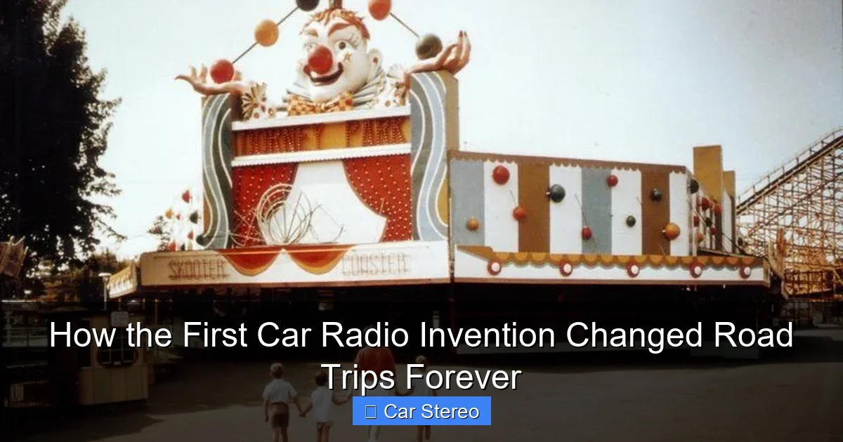 How the First Car Radio Invention Changed Road Trips Forever