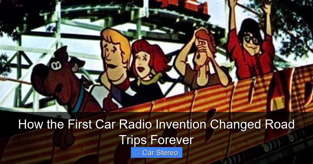 How the First Car Radio Invention Changed Road Trips Forever
