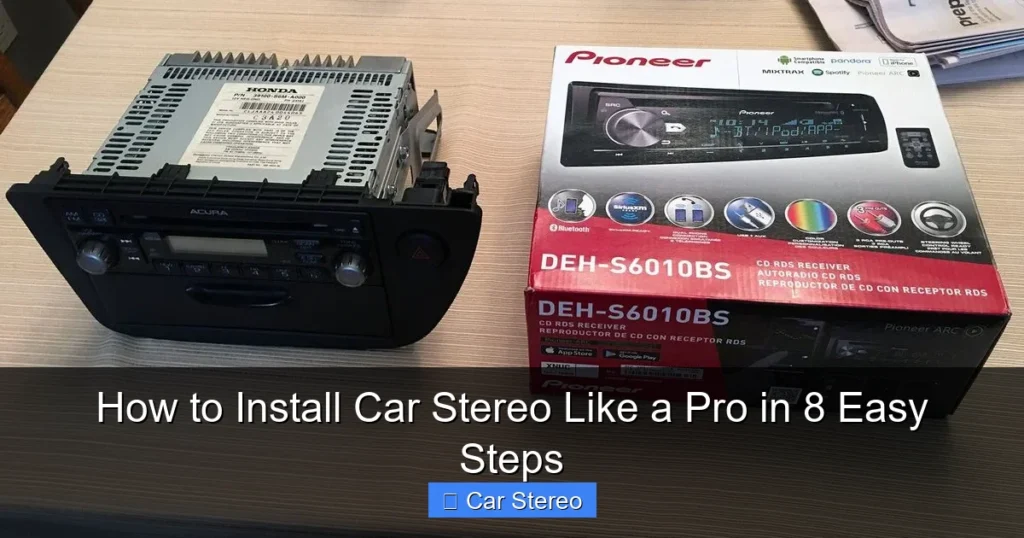 How to Install Car Stereo Like a Pro in 8 Easy Steps