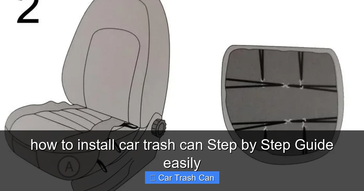 how to install car trash can Step by Step Guide easily