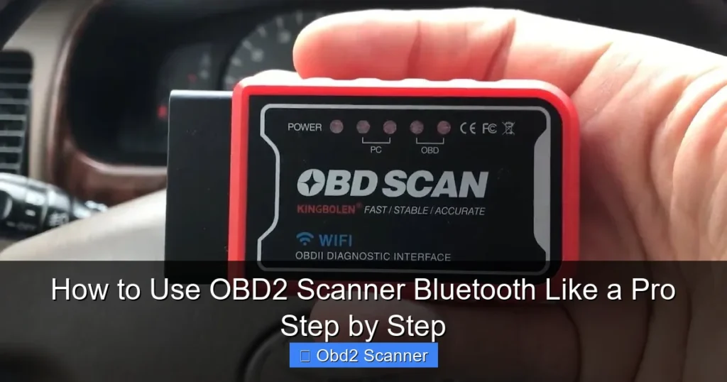 How to Use OBD2 Scanner Bluetooth Like a Pro Step by Step