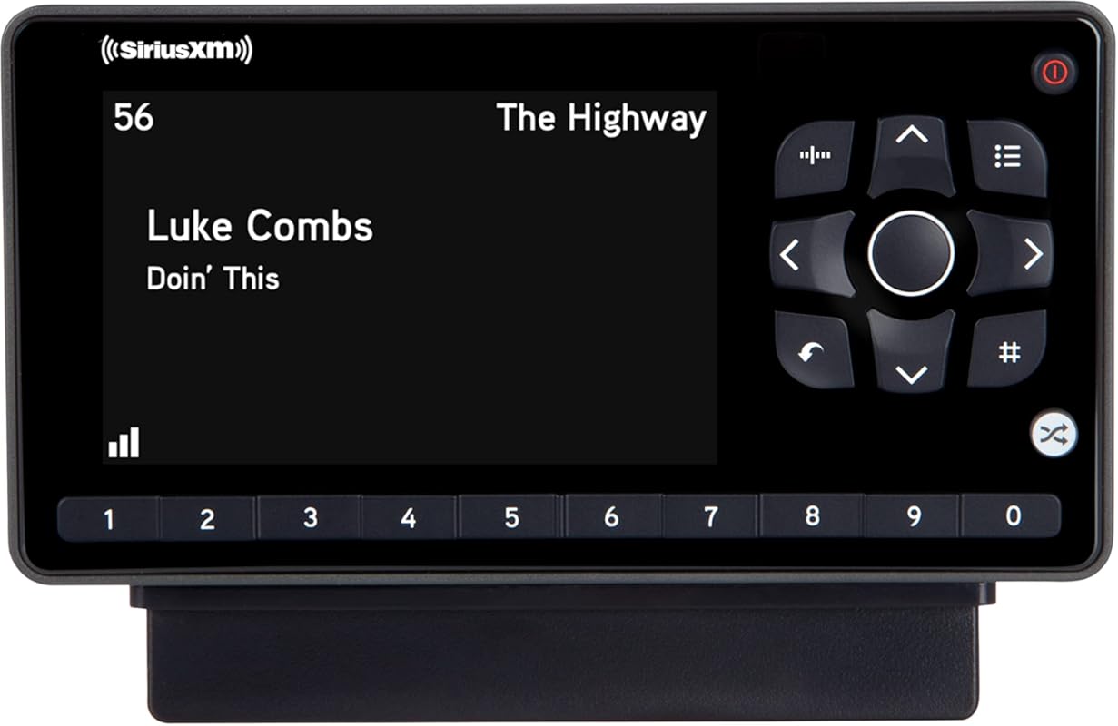 SiriusXM Onyx EZR SXEZR1V1 satellite radio with vehicle kit for use wi