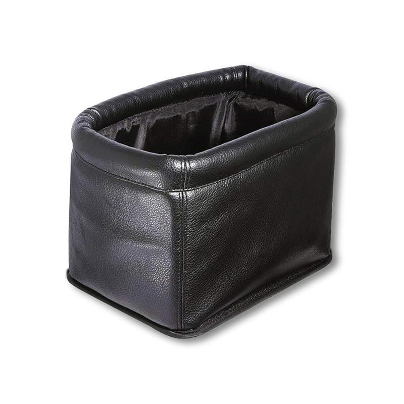 Leather Car Trash Can