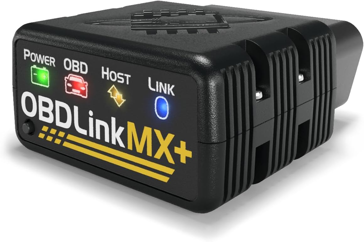 OBDLink MX Plus OBD2 Bluetooth Scanner for iPhone Android Windows comp