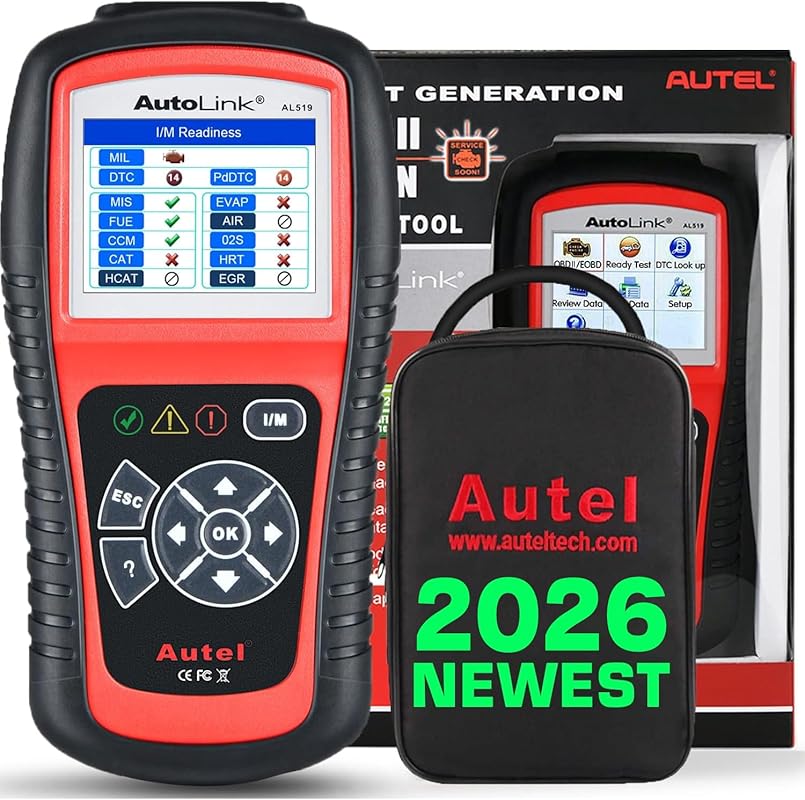 Autel AutoLink AL519 OBD2 Scanner with Enhanced Mode 6 and CAN Diagnos